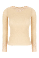 Maglione in cashmere beige -  | Wise