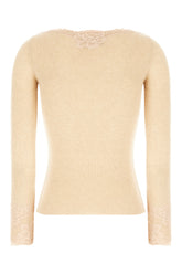 Maglione in cashmere beige -  | Wise