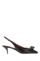 Black leather pumps -  | Wise