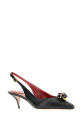 Black leather pumps -  | Wise