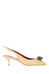 Cream leather pumps -  | Wise