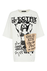 White stretch cotton t-shirt -  | Wise