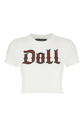 Ivory cotton t-shirt -  | Wise