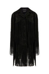 Black suede coat -  | Wise