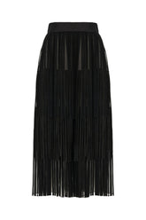 Black silk skirt -  | Wise