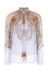 Blusa Hypnotic in viscosa stampata -  | Wise