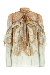 Blusa Memento Flutter in viscosa stampata -  | Wise
