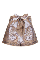 Shorts Hypnotic in misto seta stampata -  | Wise