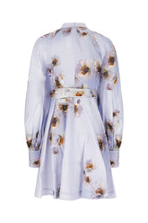 Printed linen Hypnotic dress -  | Wise