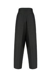 Charcoal wool blend pants -  | Wise
