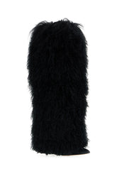 Black shearling boots -  | Wise