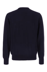 Maglione in lana blu notte -  | Wise