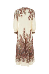 Multicolor stretch polyester dress -  | Wise