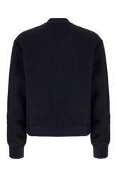 Midnight blue wool blend jacket -  | Wise