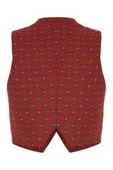 Gilet in misto lana ricamata -  | Wise