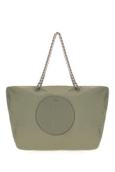 Sage green nylon shopping bag -  | Wise