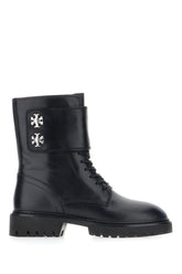 Black leather ankle boots -  | Wise