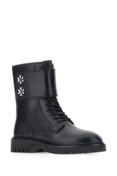 Black leather ankle boots -  | Wise