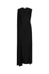 Abito lungo in poliestere nero -  | Wise