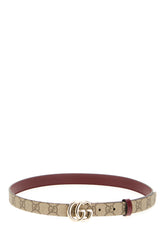 Printed leather belt -  | Wise