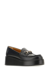 Black leather loafers -  | Wise