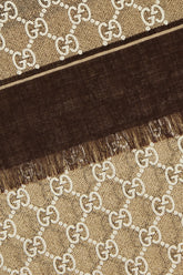 Embroidered wool scarf -  | Wise