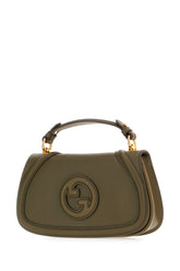 Borsa a mano Blondie piccola in pelle verde militare -  | Wise