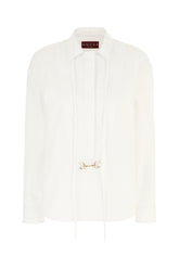 White poplin blouse -  | Wise