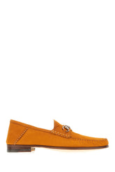 Orange suede loafers -  | Wise