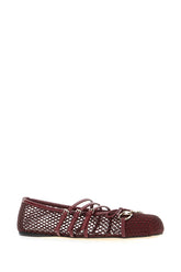 Ballerine in rete bordeaux -  | Wise