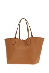 Caramel leather reversible shopping bag -  | Wise