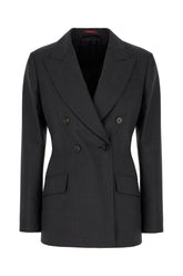 Giacca in lana antracite -  | Wise