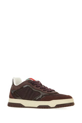 Sneakers Gucci Re-Web prugna in pelle e tessuto GG -  | Wise