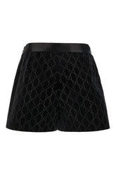 Shorts in velluto nero -  | Wise