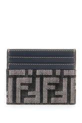 Multicolor leather and fabric cardholder -  | Wise