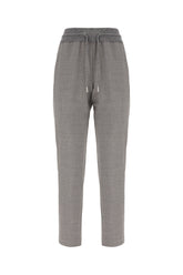 Grey stretch wool joggers -  | Wise