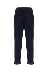 Midnight blue corduroy joggers -  | Wise