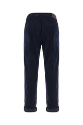 Midnight blue corduroy joggers -  | Wise