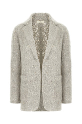 Giacca in misto cashmere decorato -  | Wise