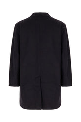 Midnight blue cashmere and wool coat -  | Wise
