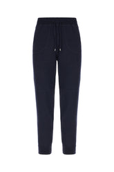 Midnight blue cashmere joggers -  | Wise