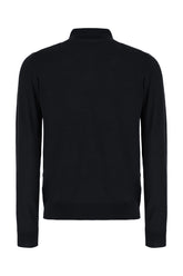 Maglione in misto cashmere nero -  | Wise