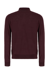 Maglione in misto cashmere prugna -  | Wise