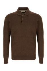 Chocolate wool blend sweater -  | Wise