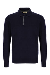 Maglione in misto lana blu navy -  | Wise