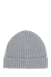 Grey cashmere beanie hat -  | Wise