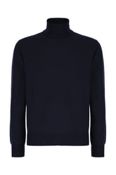 Midnight blue cashmere sweater -  | Wise