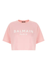 Pink cotton oversize t-shirt -  | Wise
