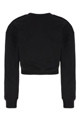 Black cotton sweatshirt -  | Wise