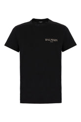 Black cotton t-shirt -  | Wise